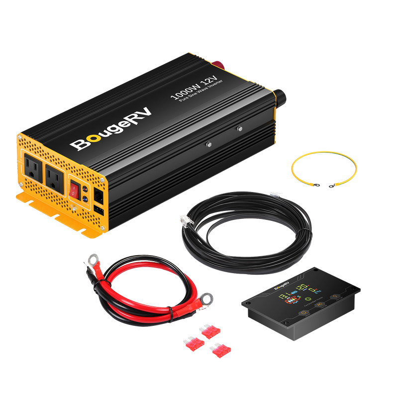 BougeRV 200W 12V CIGS Flexible Solar System Kit(Adhesive)