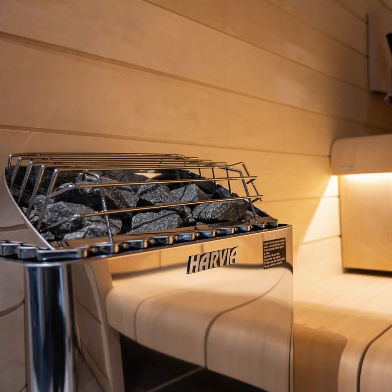 Harvia KIP45W Stainless Steel 4.5KW Sauna Heater - Finnish Sauna Builders