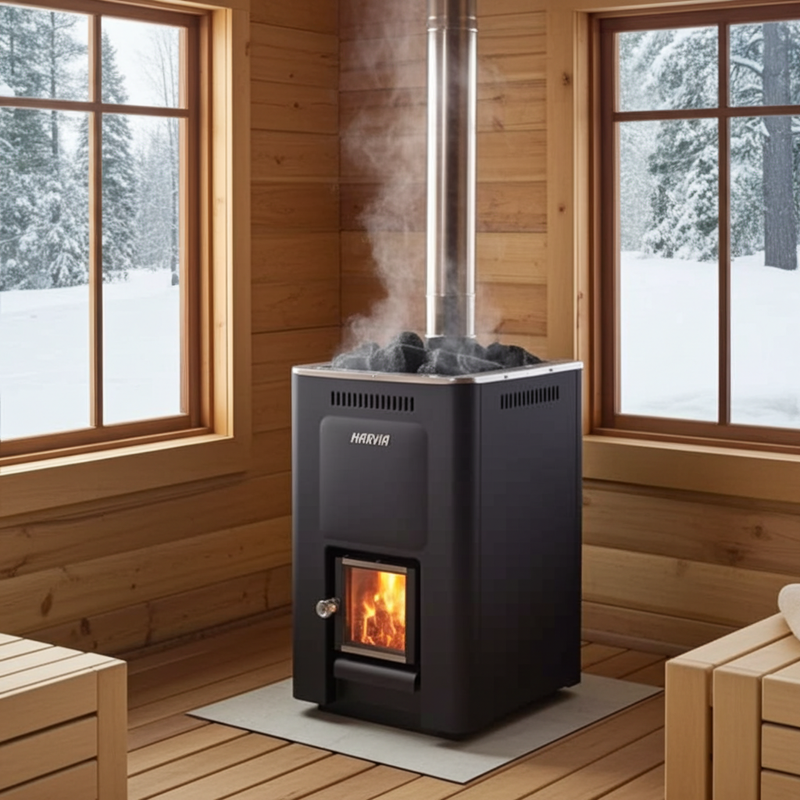 Harvia 20 Sl Wood Burning Sauna Stove - Finnish Sauna Builders