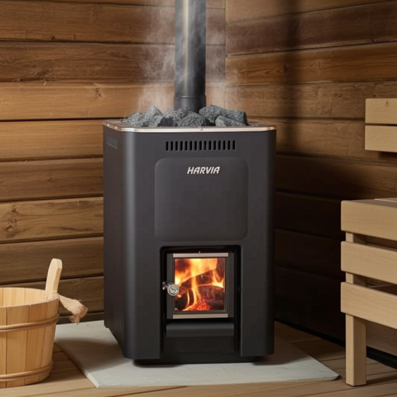 Harvia 20 Sl Wood Burning Sauna Stove - Finnish Sauna Builders