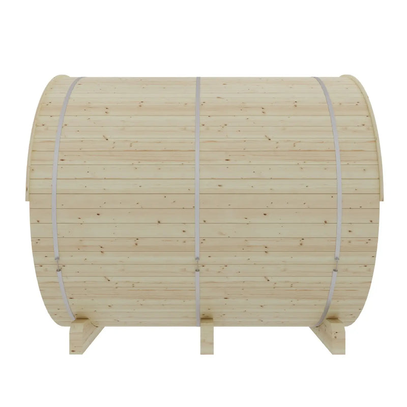 Tampere Finnish Barrel Sauna with WiFi Heater - Finnish Sauna Builders