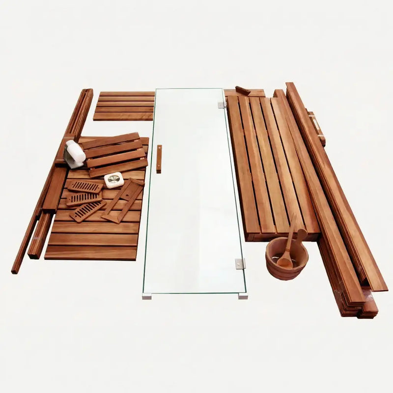Custom Indoor Sauna Room - 4' x 7' x 8' - Finnish Sauna Builders