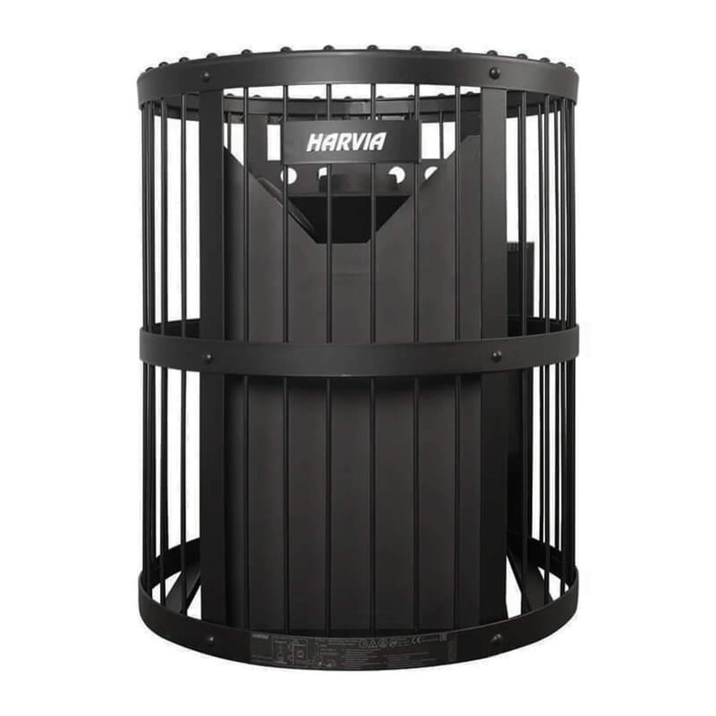 Harvia Legend Duo Wood Burning Sauna Stove/Fireplace Combo With Sauna Stones (SAK30749)