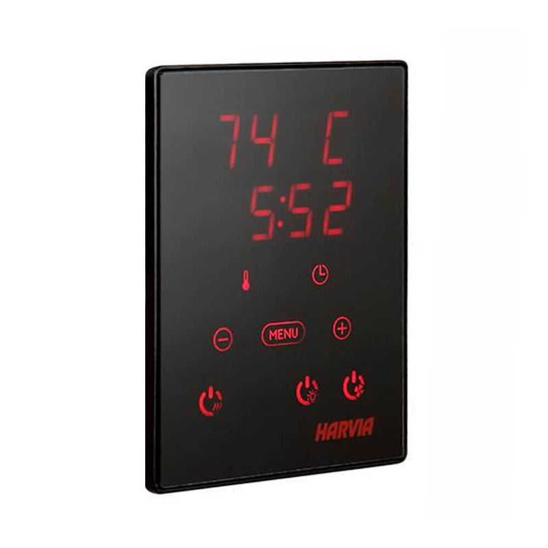 Harvia Virta Pro HL Series Heavy-Duty Electric Sauna Heater With Xenio CX45 Control Panel, Power Extension Unit & Sauna Stones [HL160/200E] (SAK49218)
