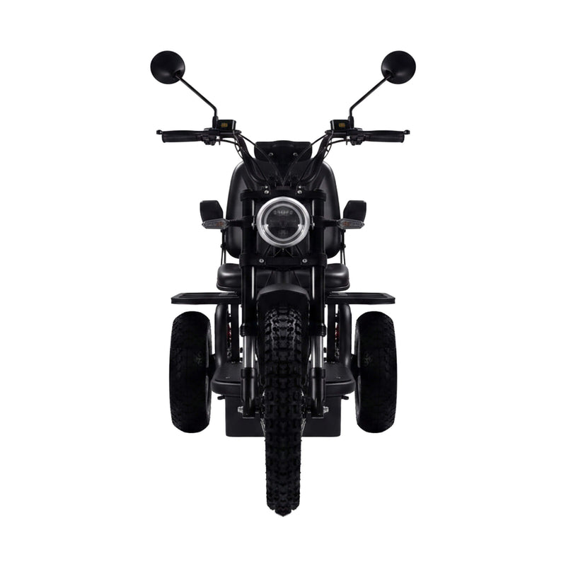 MotoTec 60V 1800W Black Three-Wheel Electric Scooter (SAK86025)