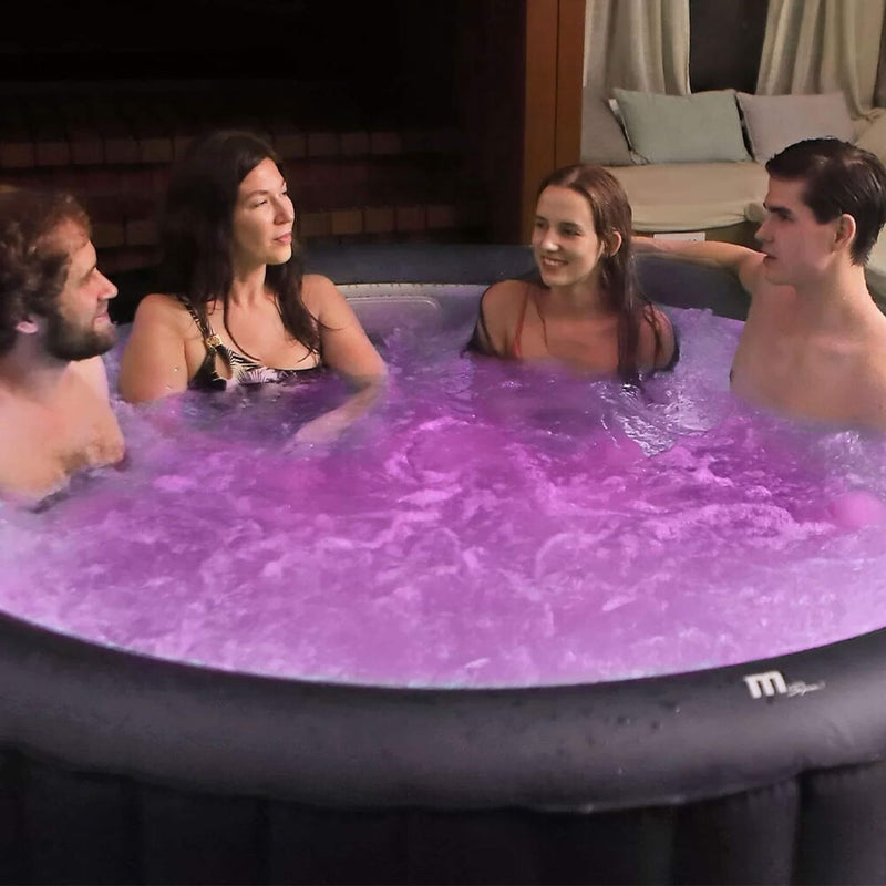 MSpa Aurora Urban Series Six-Person Inflatable Round Hot Tub With Hydro Massage [U-AU061] (SAK19375)