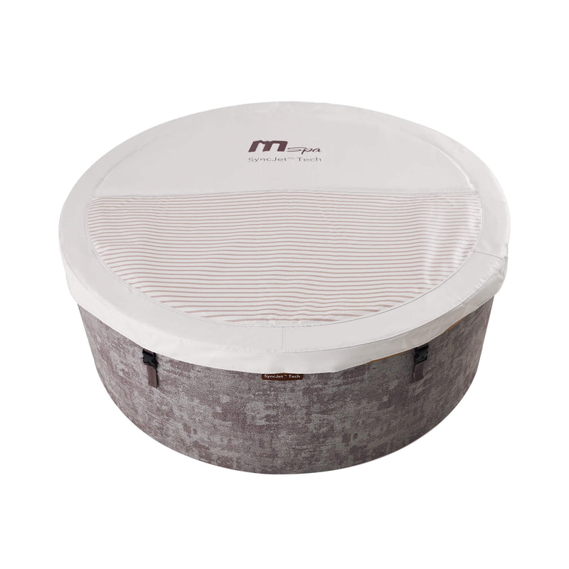 MSpa Cocoon Verto Series Six-Person Inflatable Round Hot Tub With Hydro Massage [F-CO066WE] (SAK50928)