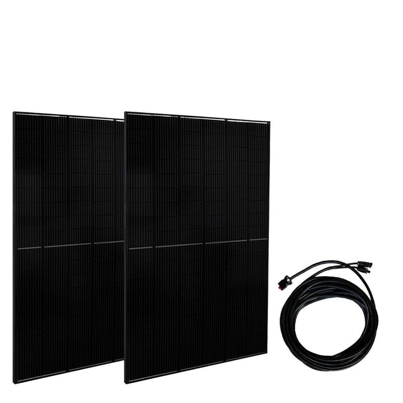 Nature's Generator Lithium 6000 with Solar Panels and Wind Turbine