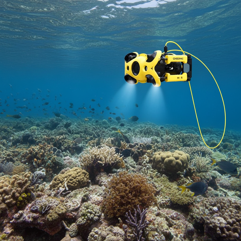 Chasing M2 Underwater Drone