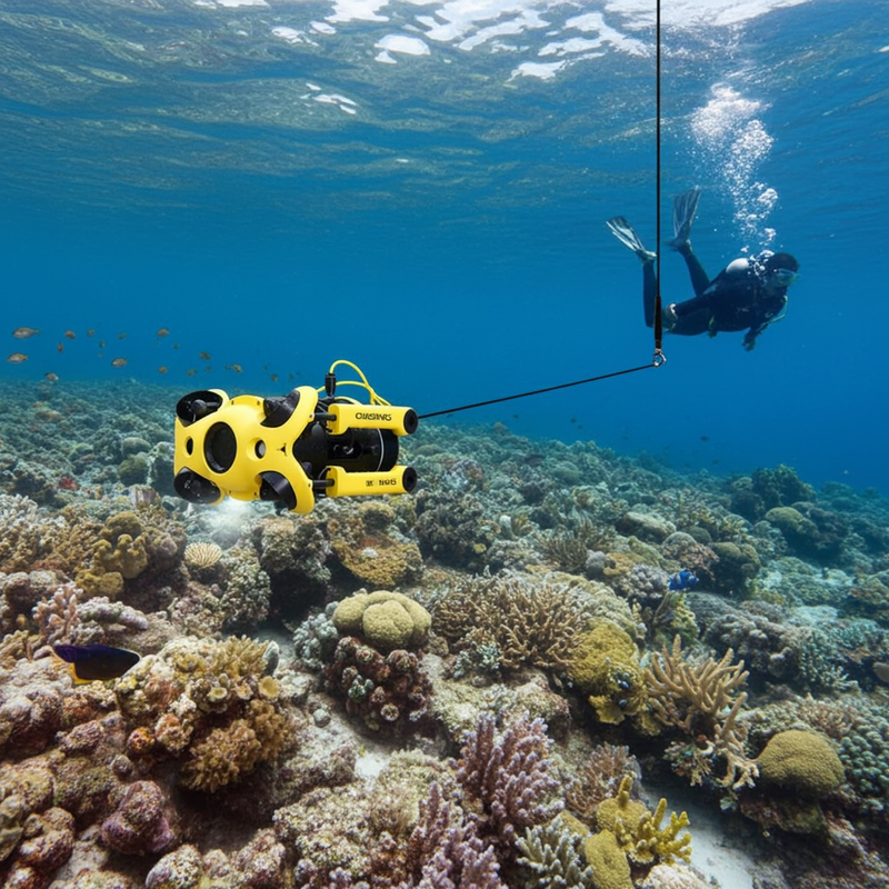 Chasing M2 Underwater Drone